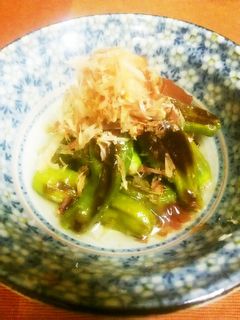 超簡単!白だしDEしし唐の焼き浸し♪-レシピのメイン写真