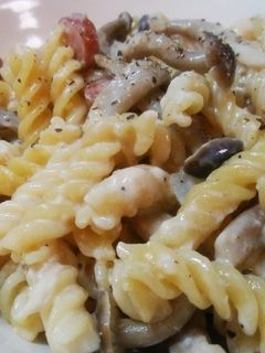 フライパンだけ!★きのこクリームパスタ★-レシピのメイン写真
