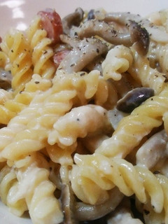 フライパンだけ!★きのこクリームパスタ★-レシピのメイン写真