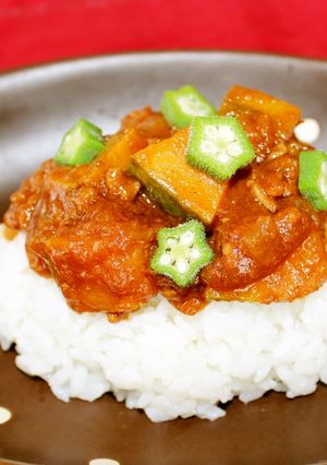 かぼちゃとトマトジュースのドライカレー-レシピのメイン写真