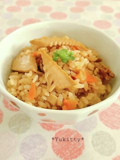 *筍の炊き込みご飯*-レシピのメイン写真