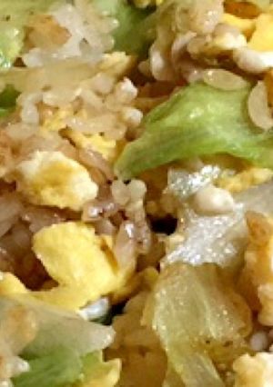 卵レタスチャーハン-レシピのメイン写真