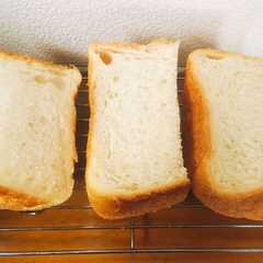 รูปของ HBし〜っとりふわふわ♡甘いおやつ食パン