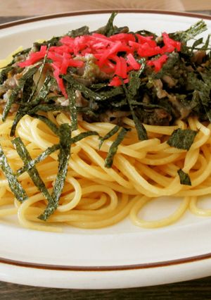 醤油パスタとなす味噌としし唐の甘味噌混ぜ-レシピのメイン写真