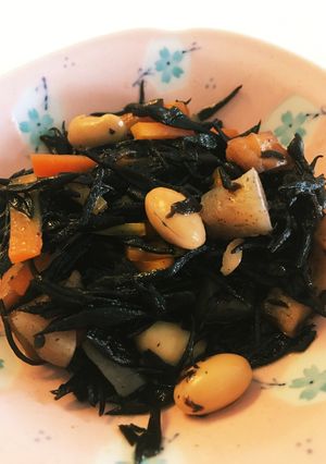 我が家のひじきの煮物♡-レシピのメイン写真
