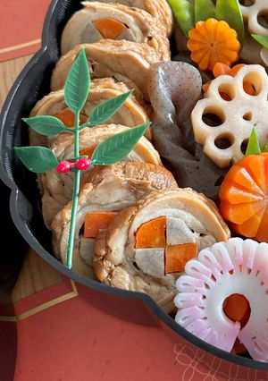 【正月料理】鶏肉の八幡巻き-レシピのメイン写真