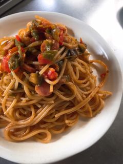 *簡単*残りカレーでリメイクパスタ*-レシピのメイン写真