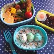 すみっコぐらしキャラ弁♪うずらのすみっコ