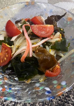もやしとワカメとキクラゲの中華サラダ！-レシピのメイン写真