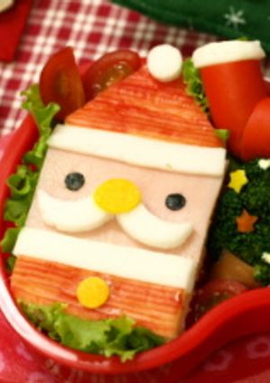 クリスマスにいかが？サンタのサンドイッチ-レシピのメイン写真