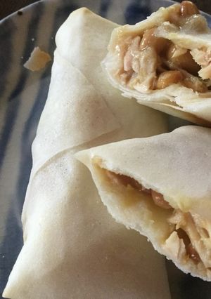 シンプルすぎ！納豆ツナの春巻き-レシピのメイン写真