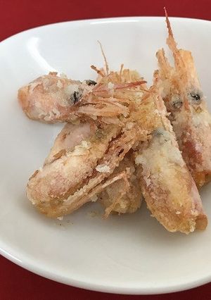 甘エビの頭の唐揚げ-レシピのメイン写真