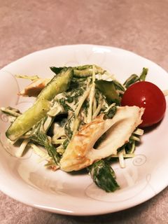 水菜の胡麻サラダ-レシピのメイン写真