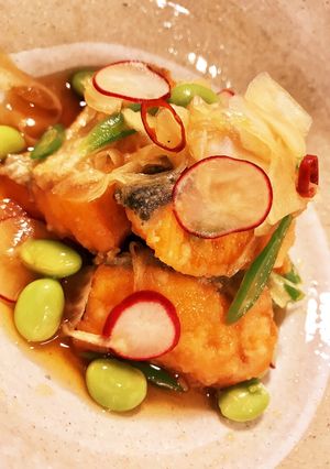夏豆野菜と彩りサーモン南蛮➕リメイク-レシピのメイン写真