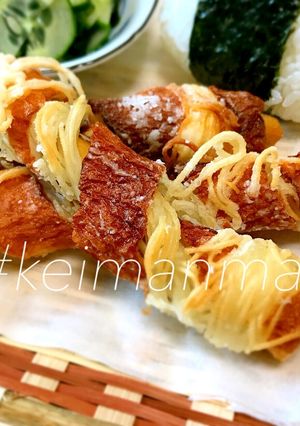 トルネード竹輪の素麺巻き揚げ-レシピのメイン写真