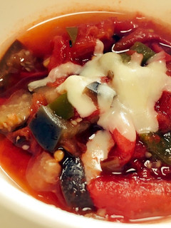 離乳食後期*茄子とピーマンのトマト煮-レシピのメイン写真