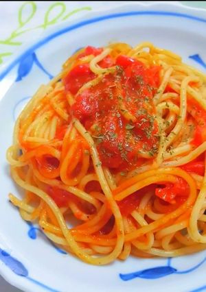 鶏ビネガー風味のソース de パスタ-レシピのメイン写真