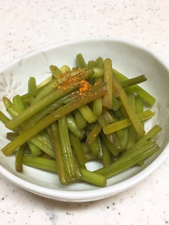 美味しい♡さつまいもの茎のきんぴら-レシピのメイン写真