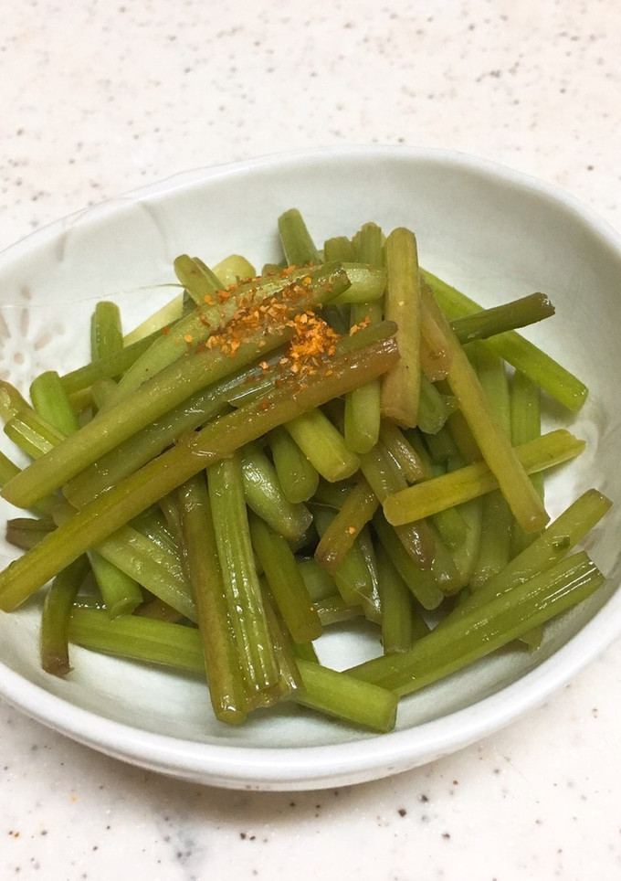 美味しい♡さつまいもの茎のきんぴら-レシピのメイン写真