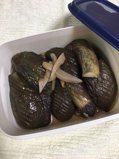 ノンオイル☆ほって置くだけなすの煮浸し-レシピのメイン写真