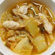 簡単!鶏ささみと冬瓜と筍 もやしのスープ