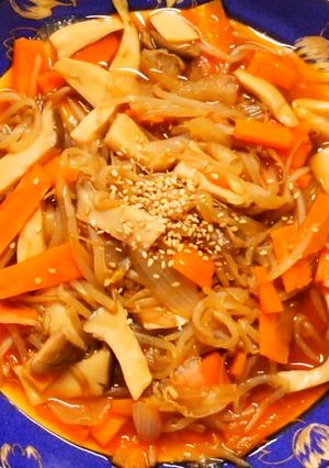 簡単＊オイスターとお酢のもやし野菜炒め♬-レシピのメイン写真