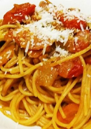 フレッシュトマトのナポリタン-レシピのメイン写真