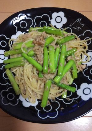 超簡単！アスパラの和風パスタ-レシピのメイン写真