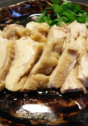 簡単で本格的!レンジでジューシー鶏-レシピのメイン写真