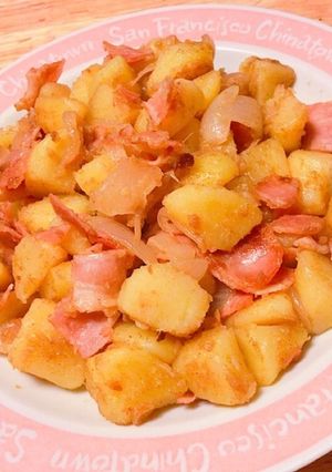 子供も喜ぶ♡カレー味ジャーマンポテト-レシピのメイン写真