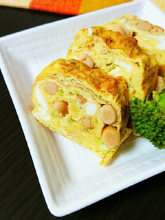 ネギ納豆の厚焼き玉子-レシピのメイン写真