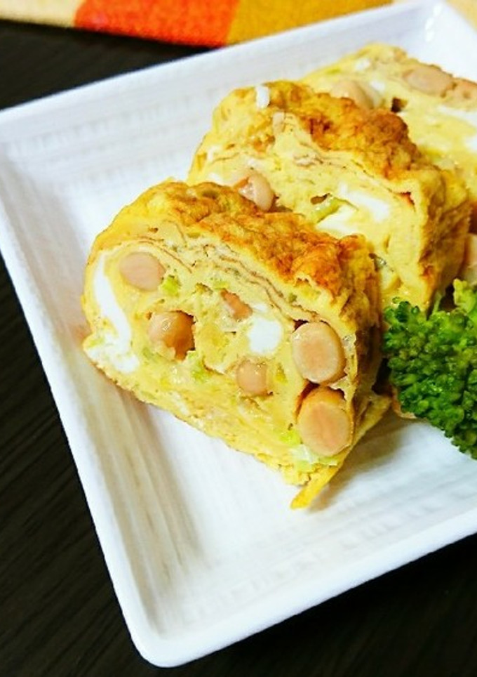 ネギ納豆の厚焼き玉子-レシピのメイン写真