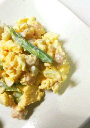 簡単！ひよこ豆と茹で玉子のサラダ-レシピのメイン写真