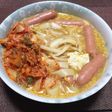 玉ねぎ&キムチうどん!(^^)!