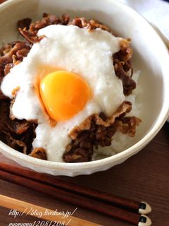 栄養満点!牛とろろ丼。-レシピのメイン写真