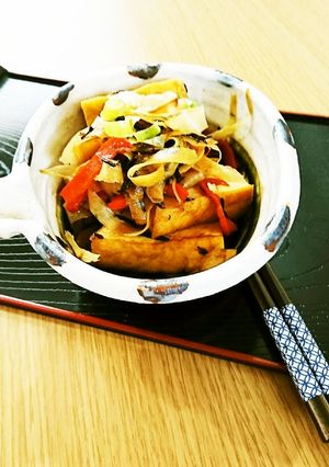 常備菜♪厚揚げひじきごぼうのきんぴら-レシピのメイン写真