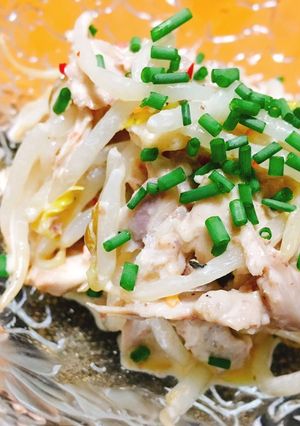 【鶏ガラ】鶏肉ともやしのチリソース和え-レシピのメイン写真