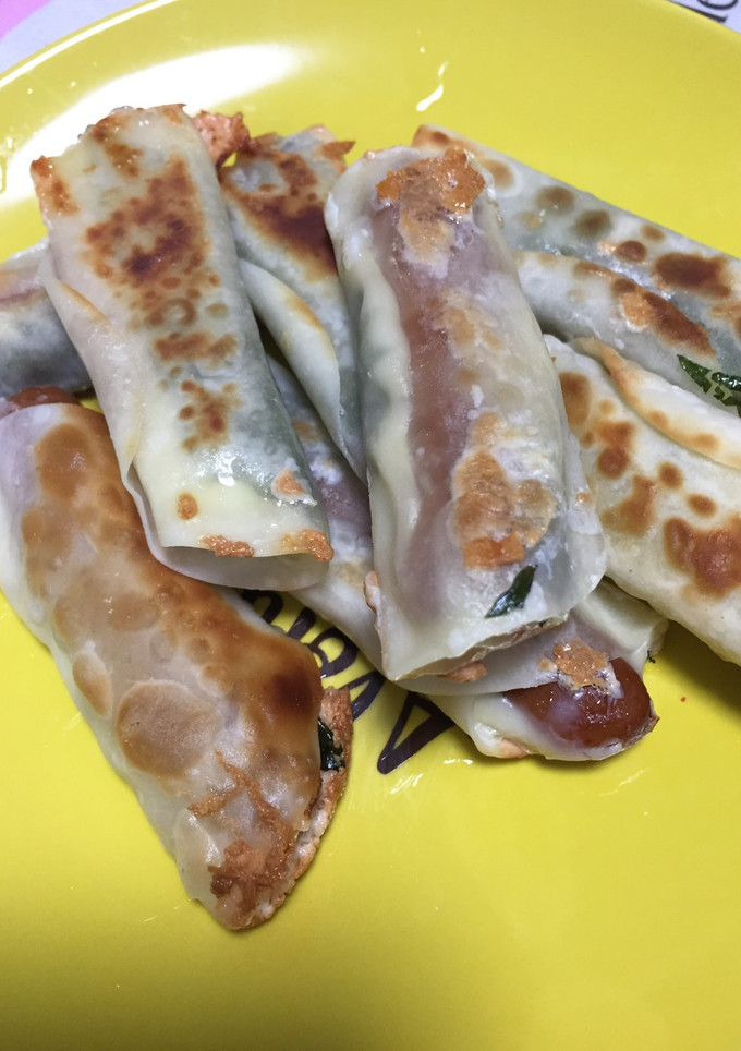 少し余った餃子の皮で！簡単ウインナー巻き-レシピのメイン写真