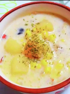 コーンチャウダー-レシピのメイン写真