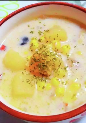 コーンチャウダー-レシピのメイン写真