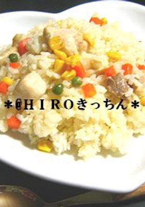 炊飯器DE簡単ピラフ-レシピのメイン写真