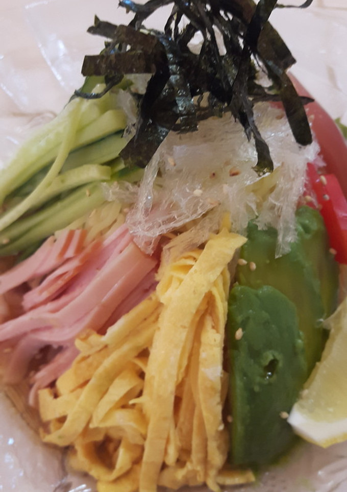 タレは自家製！黒酢の効いた冷やし中華。-レシピのメイン写真