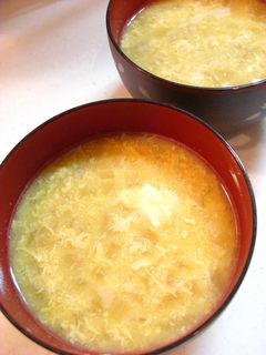 ✿玉ねぎとたまごの味噌汁✿-レシピのメイン写真