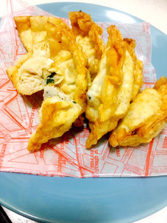 鳥ひき肉のアレンジ餃子揚げ^ ^-レシピのメイン写真