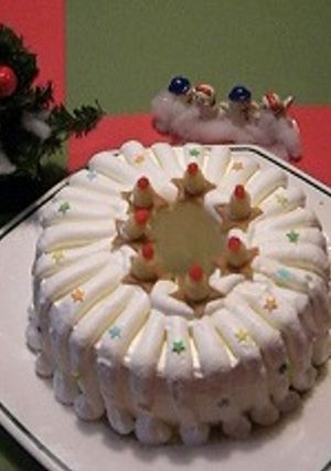 メリークリスマス!スターシフォンケーキ-レシピのメイン写真