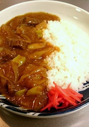 創作『安愚楽咖喱』 (和風ビーフカレー)-レシピのメイン写真