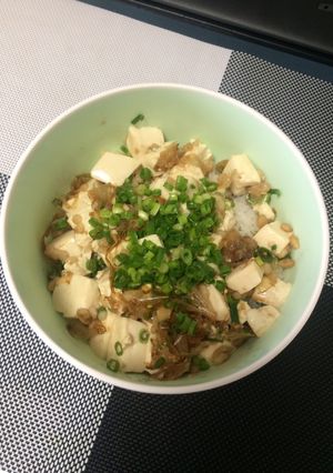 材料費100円!吉野家の豆腐ぶっかけ飯-レシピのメイン写真
