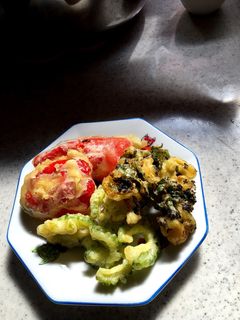 ゴーヤとゴーヤのわたの天ぷら-レシピのメイン写真