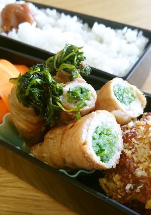 豆苗の肉巻き♡簡単5分でお弁当にも◎-レシピのメイン写真