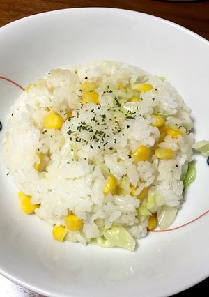 簡単！！！ガーリックコーンチャーハン-レシピのメイン写真
